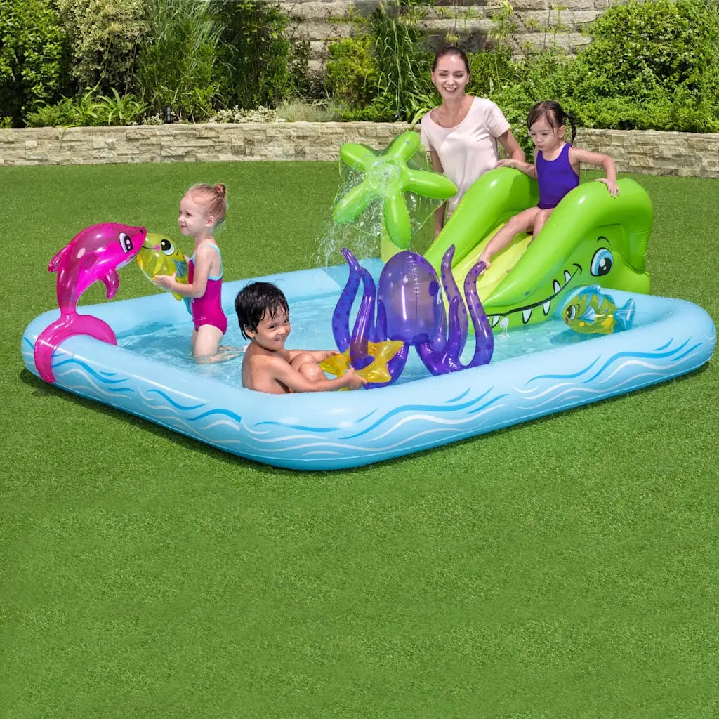 Bestway Centro Giochi Gonfiabile Aquario Fantastico 239x206x86 cm 92905