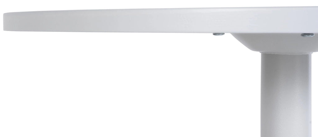 Tavolino rotondo bianco/bianco