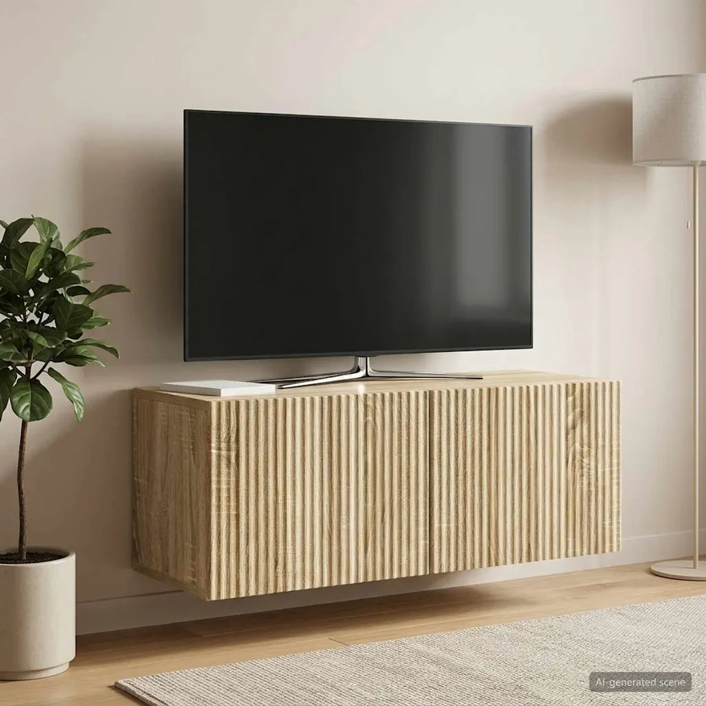 Mobile Porta TV da Muro Rovere Sonoma 78,5 x 31 x 30 cm 898547