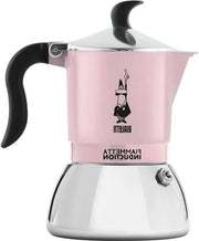Caffettiera a induzione per 4 tazze (150 ml) - compatibile con tutte le fonti di calore - design elegante - rosso