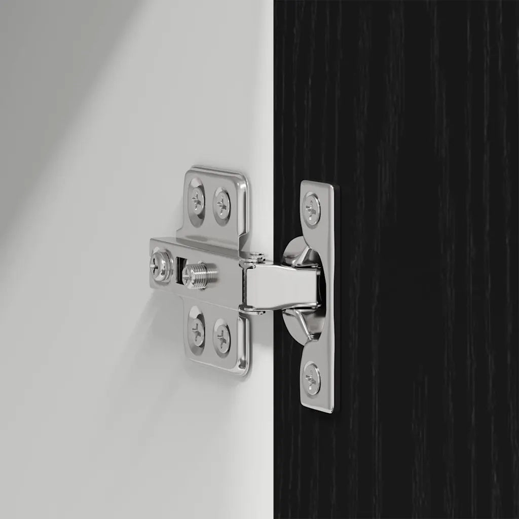 Armadio pensile con porta Rovere Nero e Bianco 50 x 31 x 40 cm 884148