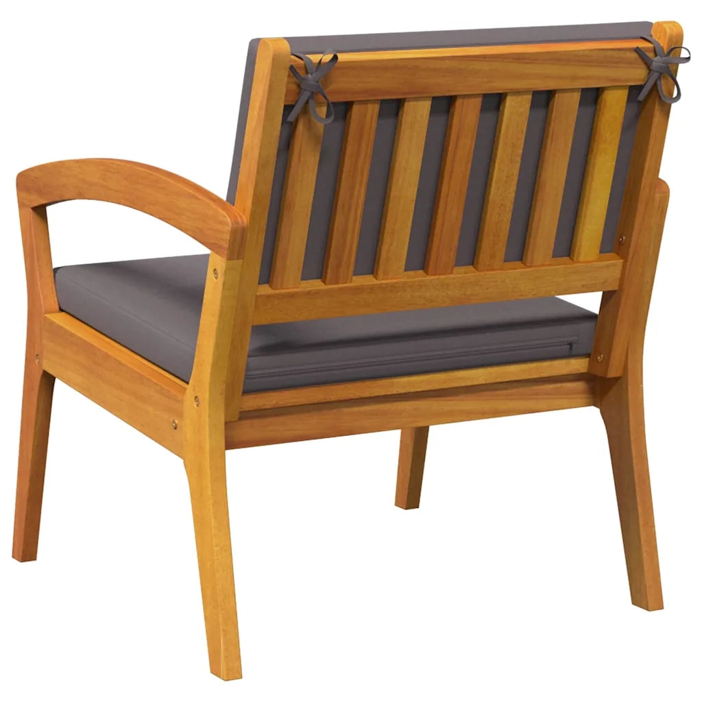 Sedia da Giardino 2 pcs Olio Naturale Legno di Acacia Massello 4106469