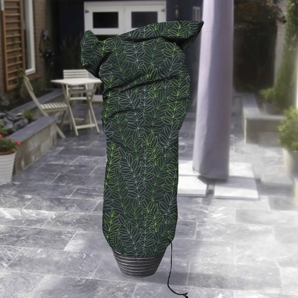 Capi Copertura per Piante Grande 150x250 cm Stampa Verde e Nera 442130