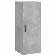 Armadietto a Muro | Mobile a Parete Grigio Cemento 34,5x34x90 cm