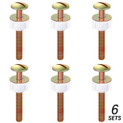 6 pacchi set di bulloni per wc viti bulloni universali impieghi