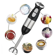 Trade Shop - Frullatore A Immersione Multifunzione 500w 2 Velocità 2 Lame In Acciaio Design Ergonomico -