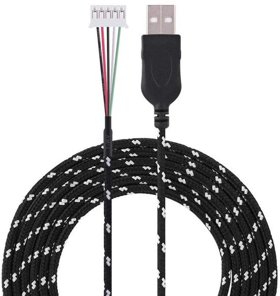 Cavo di sostituzione per mouse 2 m con connettore USB 5-polare