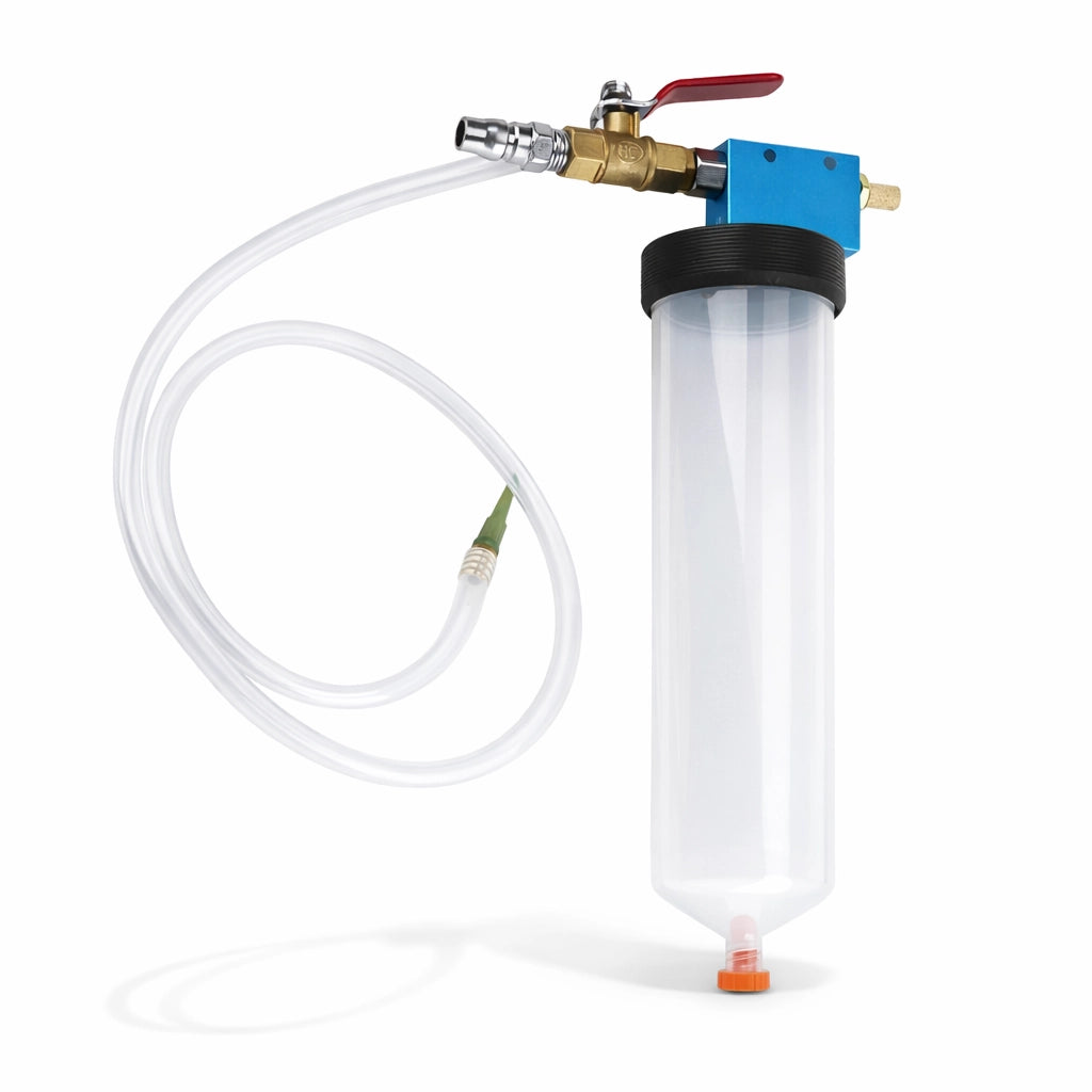 Pompa Aspirazione Olio e Liquido Freni Auto Professionale con Serbatoio | 12858