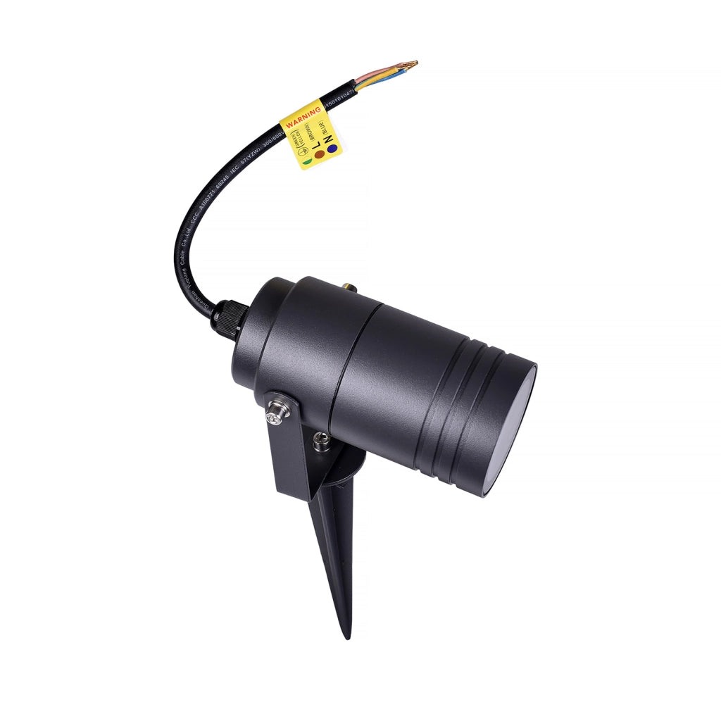 FARETTO DA TERRA PER ESTERNO GU10 IP65 - RESISTENTE IMPERMEABILE IDEALE PER GIARDINI VIALETTI E AREE ESTERNE