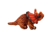 Puppet company - Dinosaur Finger Puppets - Triceratops (Orange)