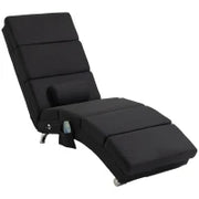 Poltrona Relax Ergonomica, Massaggiante e Riscaldante con Telecomando, 56 x 168 x 84 cm, Nero