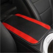 Sostegno per braccio - Protezione interiore universale - Resistente ai graffi - Facile da installare - Dimensioni 32 x 19 cm - Protezione per console centrale - Pannello di protezione in carbonio con spaccatura