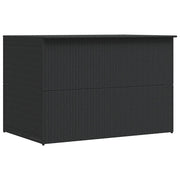 Baule da Giardino Nero 150x100x100 cm in Polyrattan