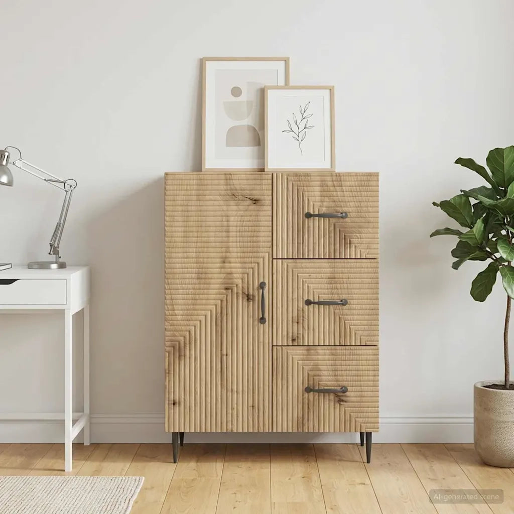 Credenza con cassetto Rovere Artigianale 66 x 34,5 x 89,5 cm 894864