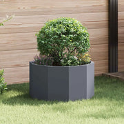 Fioriera Antracite 60 x 60 x 35 cm Acciaio