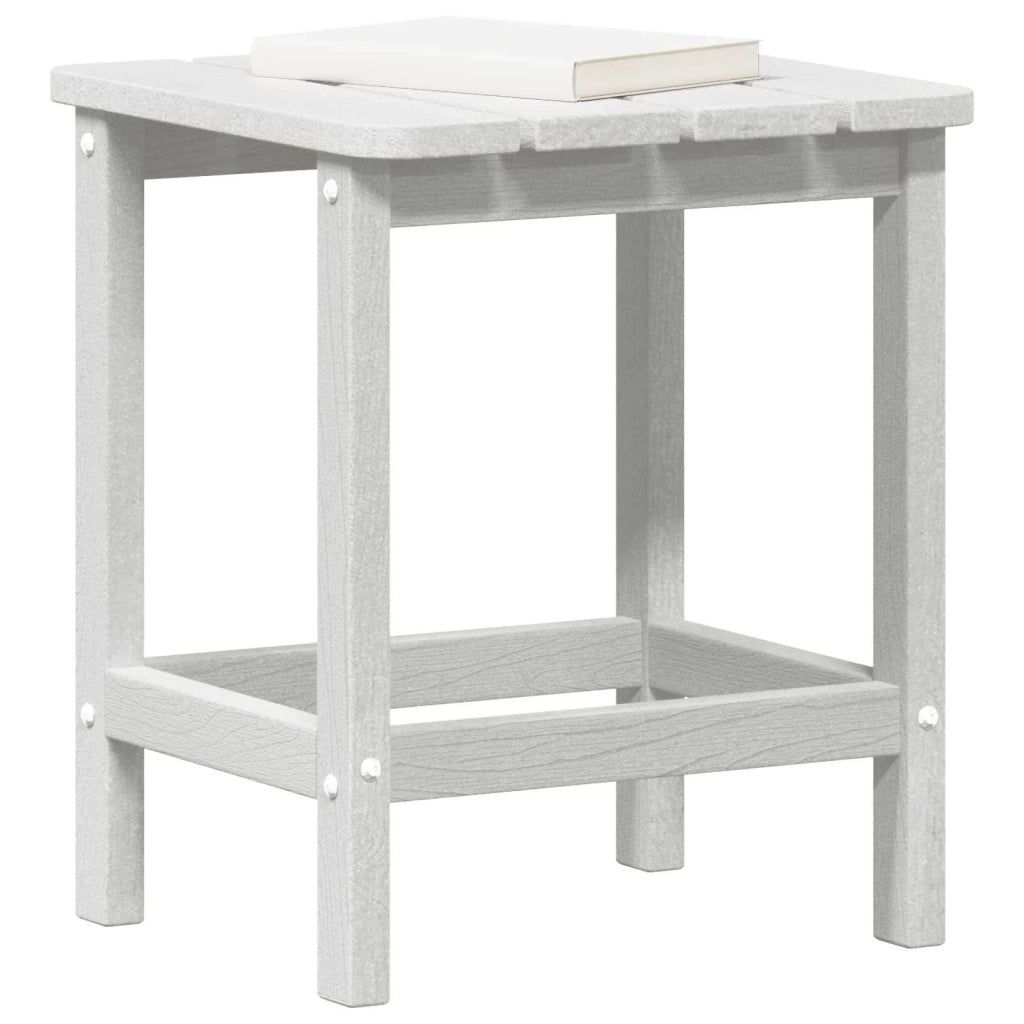 Tavolino da Giardino | Tavolo laterale Bianco 38 x 38 x 46 cm Polietilene