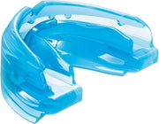 Protezione per i denti anteriori per adulti con apparecchiatura ortodontica blu - doppie barre