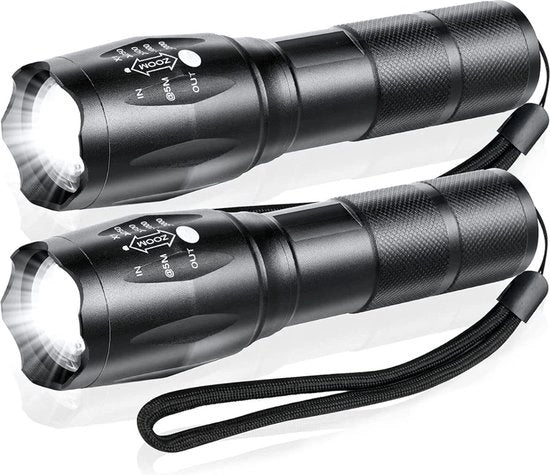 Lampada Tattica Militare - Lampada Tattica Militare Ricaricabile - Lampada Militare Impermeabile - Kit di Emergenza per Guerra - Kit di Emergenza per Casa - Lampada con Batterie