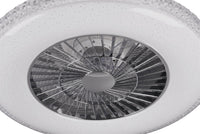 Plafoniera Ventilatore da Interno a led in Plastica
