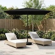 Ombrellone da giardino-Parasole da Giardino con Base 200 x 300 cm Poliestere 678859