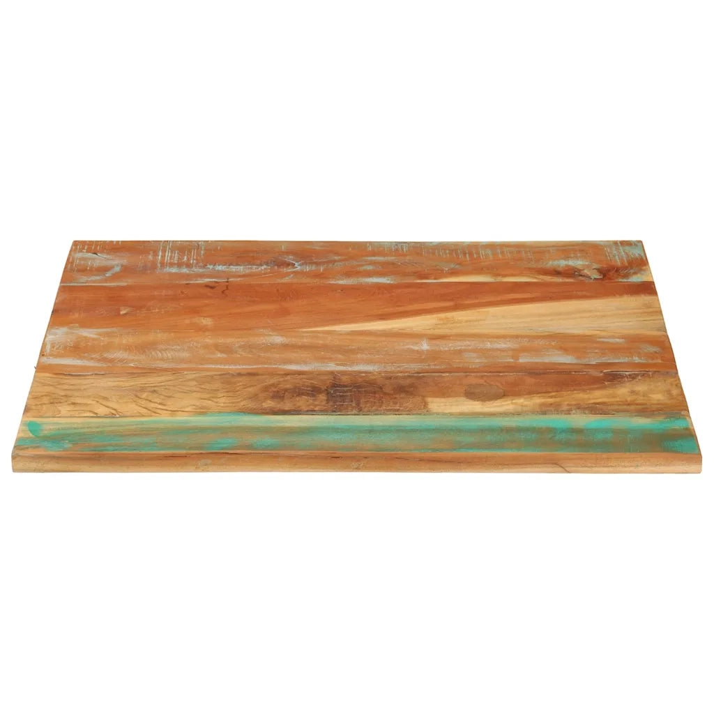 Piano Tavolo Rettangolare 70x80 cm 25-27 mm Legno di Recupero cod mxl 76754