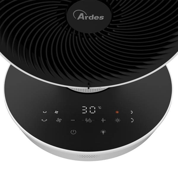 ARDES OMNIA (ARCF01) - VENTILATORE DA TAVOLO ESTATE / INVERNO CON CONTROLLI TOUCH E TELECOMANDO