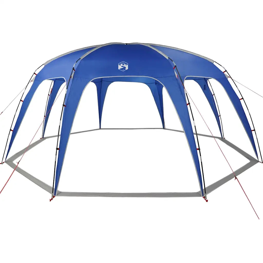 Tenda per Feste-Tenda da campeggio Azzurra Impermeabile 104289