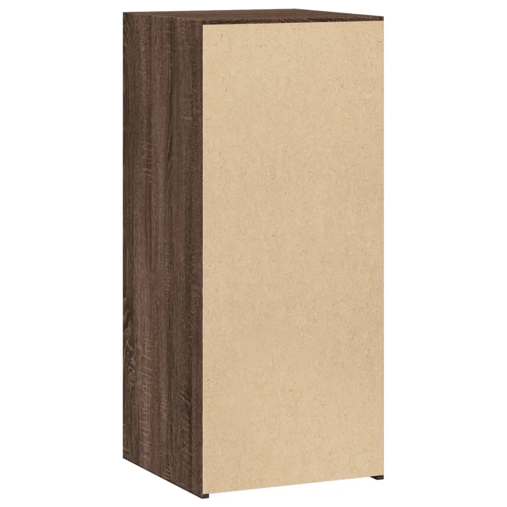 Credenza Rovere Marrone 40x41x93 cm in Legno Multistrato 846354