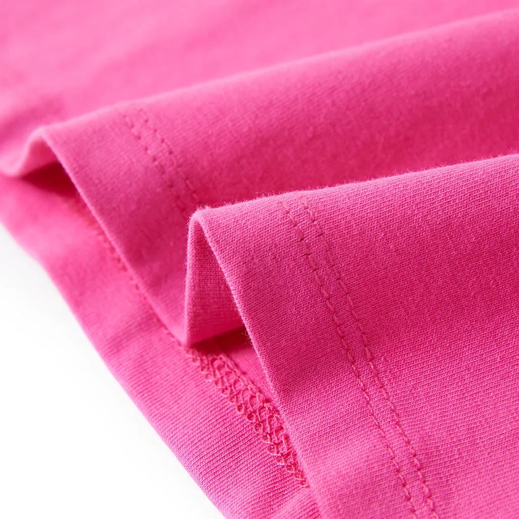 Maglietta da Bambina Maniche Aletta Rosa Scuro 104 10840