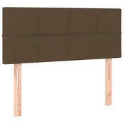 Testiera | Testata Marrone Scuro 100x5x78/88 cm in Tessuto