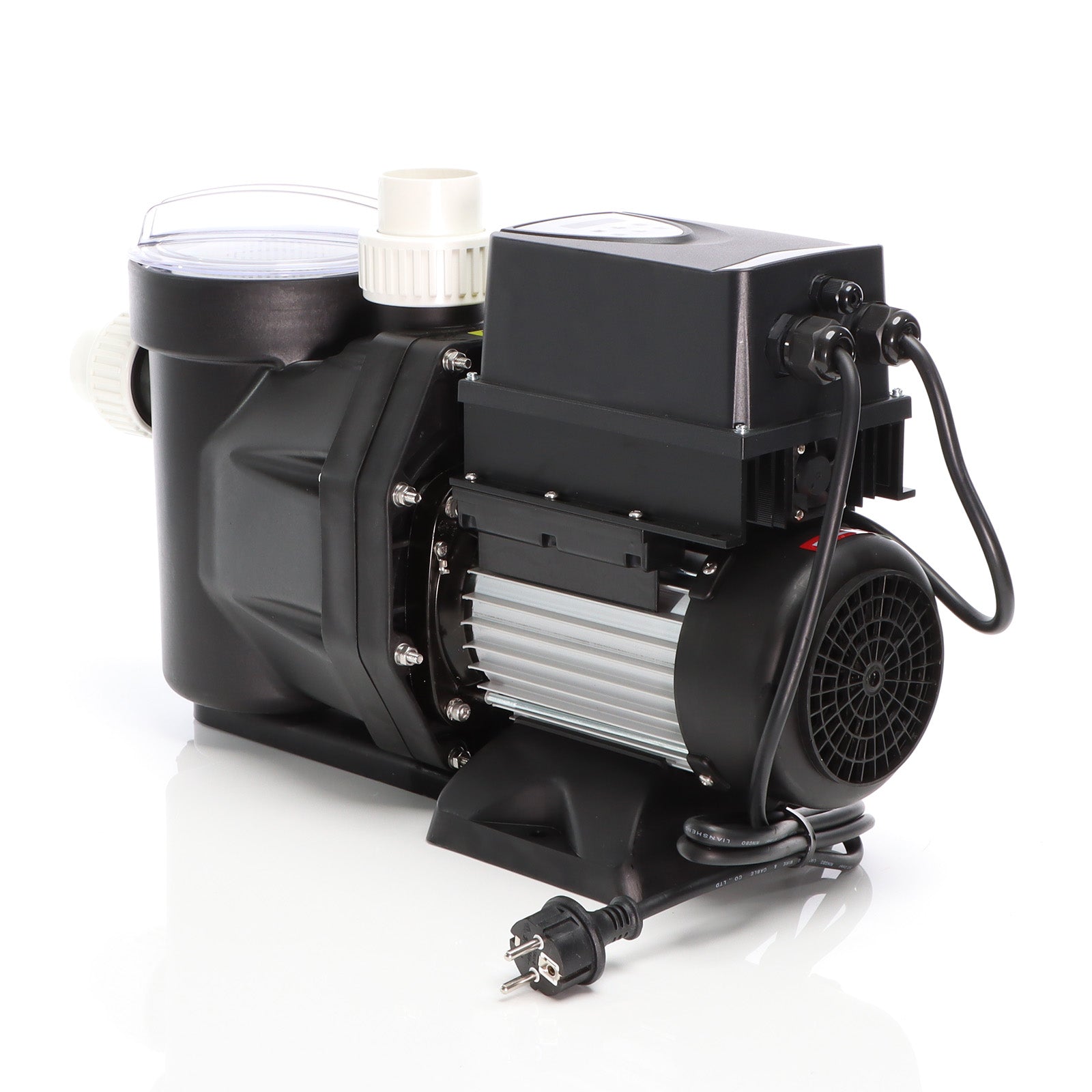 Pompa piscina per ricircolo con velocità regolabile 1500W 33600l/h 18m Pompa di circolazione