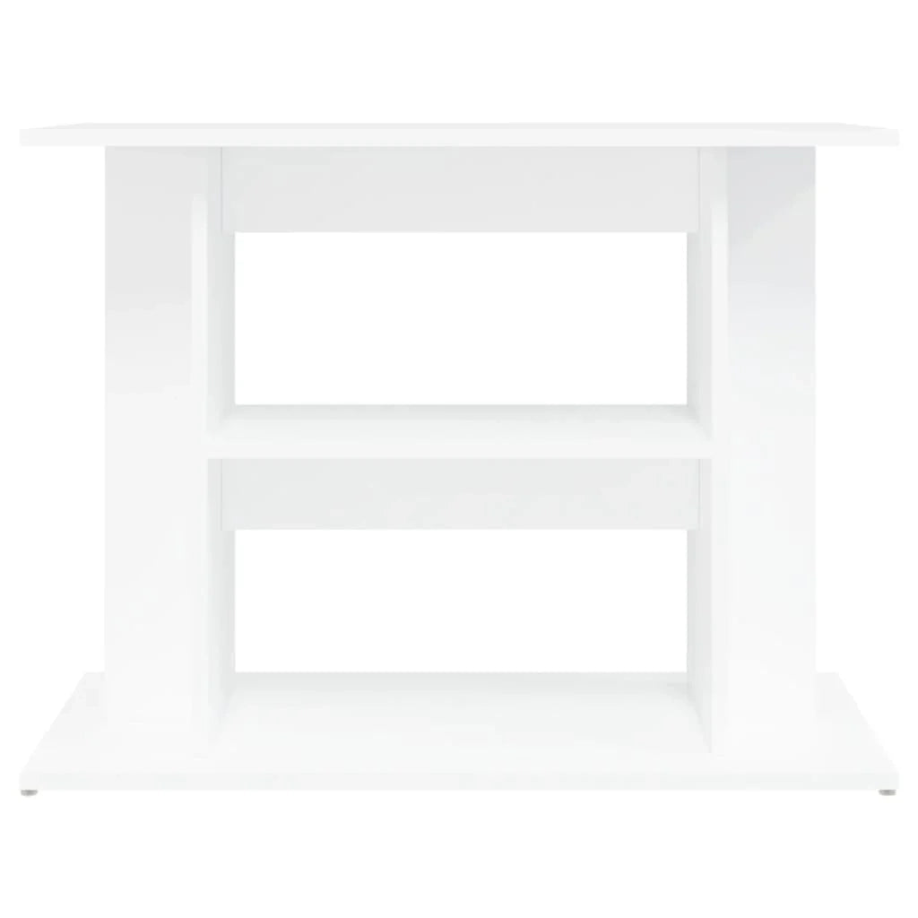 Base per mobiletto per acquario 80 x 35 x 60 cm legno ingegnerizzato bianco 02_0045067