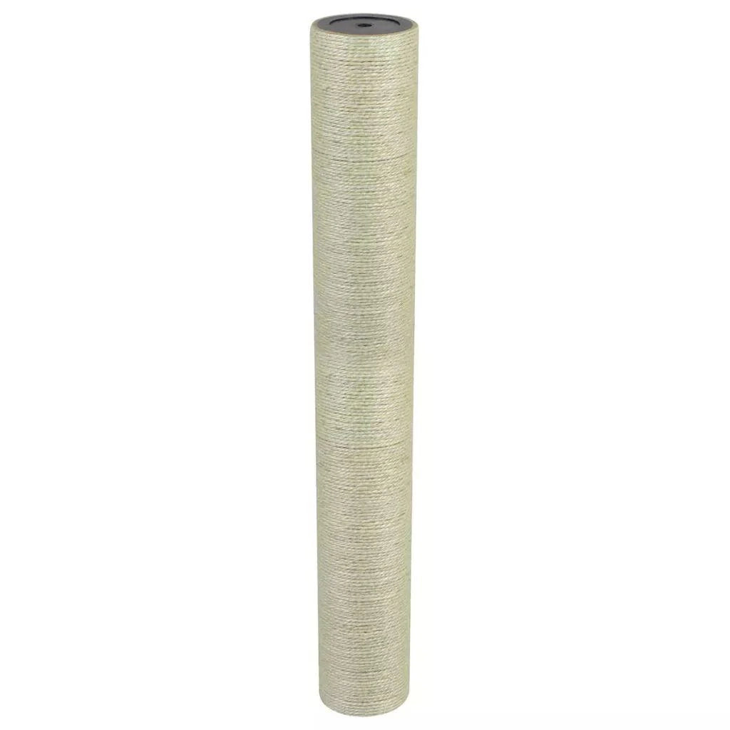 Tiragraffi albero per gatti cuccia per gatti peluche 8 x 60 cm 8 mm beige 3702153