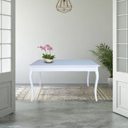 Tavolo rettangolare allungabile Liberty 140x85x76h colore bianco frassinato