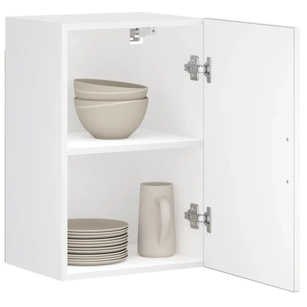 vidaXL Pensile da Cucina Porto Bianco in Legno Multistrato