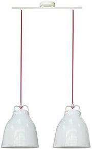 Lampada a sospensione Candellux Pensilvania 2xE27 bianca