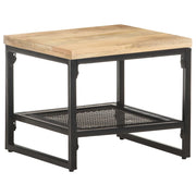 Tavolino Laterale 40x40x35 cm in Legno Massello di Mango cod mxl 9906