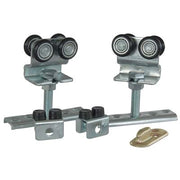 CARRELLI SCORREVOLI IN KIT 2023/05 OMGE  X BINARIO 20 OMGE KIT=2 CARRELLI+2 FERMI+1 PINNA
