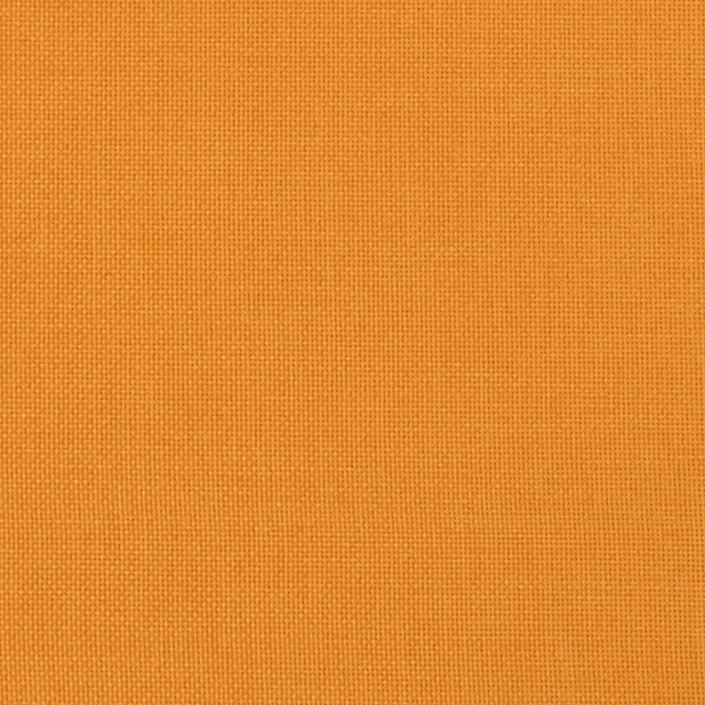 Divano Letto da Terra 2 in 1 Giallo Scuro 112x174x55 cm Tessuto