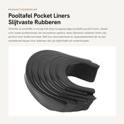 Tavolo da Pool Coperture Sostituenti con Piastra di Gomma Resistente ai Scontri - 6 Accessori - Angoli Forati - Copertura Laterale - Leggera - Facile da Installare - Coperture per Tavoli da Pool