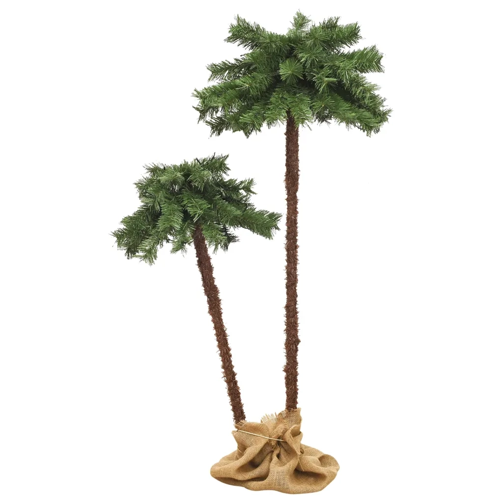 Doppia Palma Artificiale con LED 90 cm e 150 cm