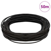 Cordino in Pelle Marrone Scuro ?2 mm x 50 m Pelle CFW5262958