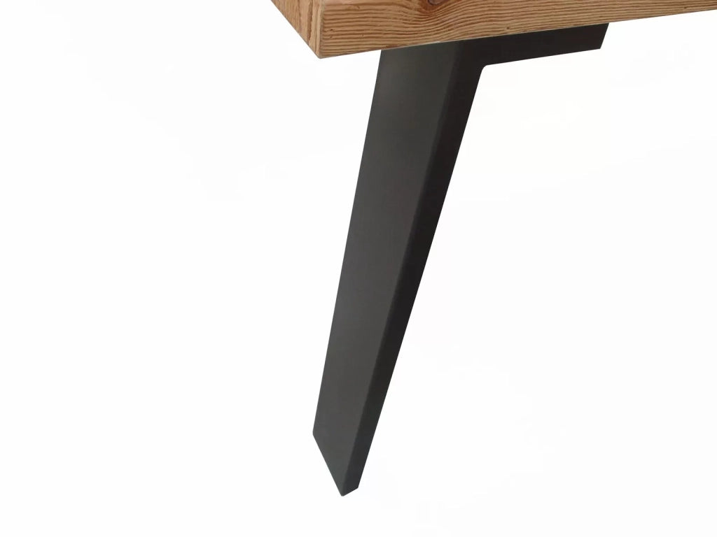 Tavolo fisso rettagolare  legno massello conifera vecchia (003) - Mobili 2G