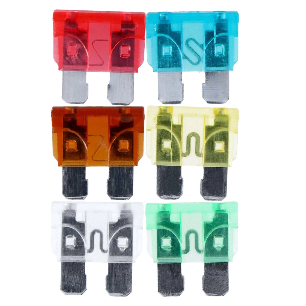 Fusibili per auto 6 pezzi da 7,5 A a 30 A Protezione sistema elettrico Multicolore Dunlop