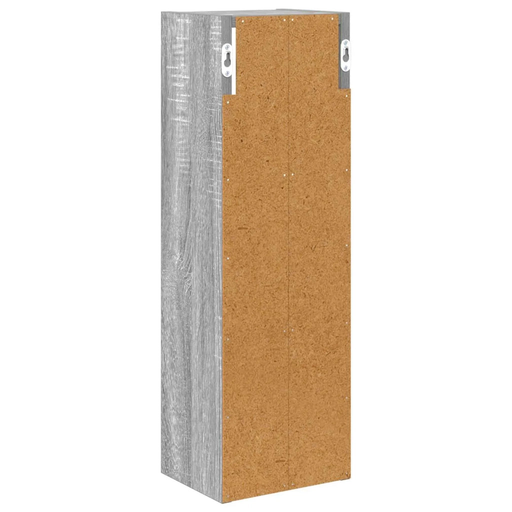 Armadio da bagno a muro Sonoma grigia 20 x 16 x 62,5 cm 889308
