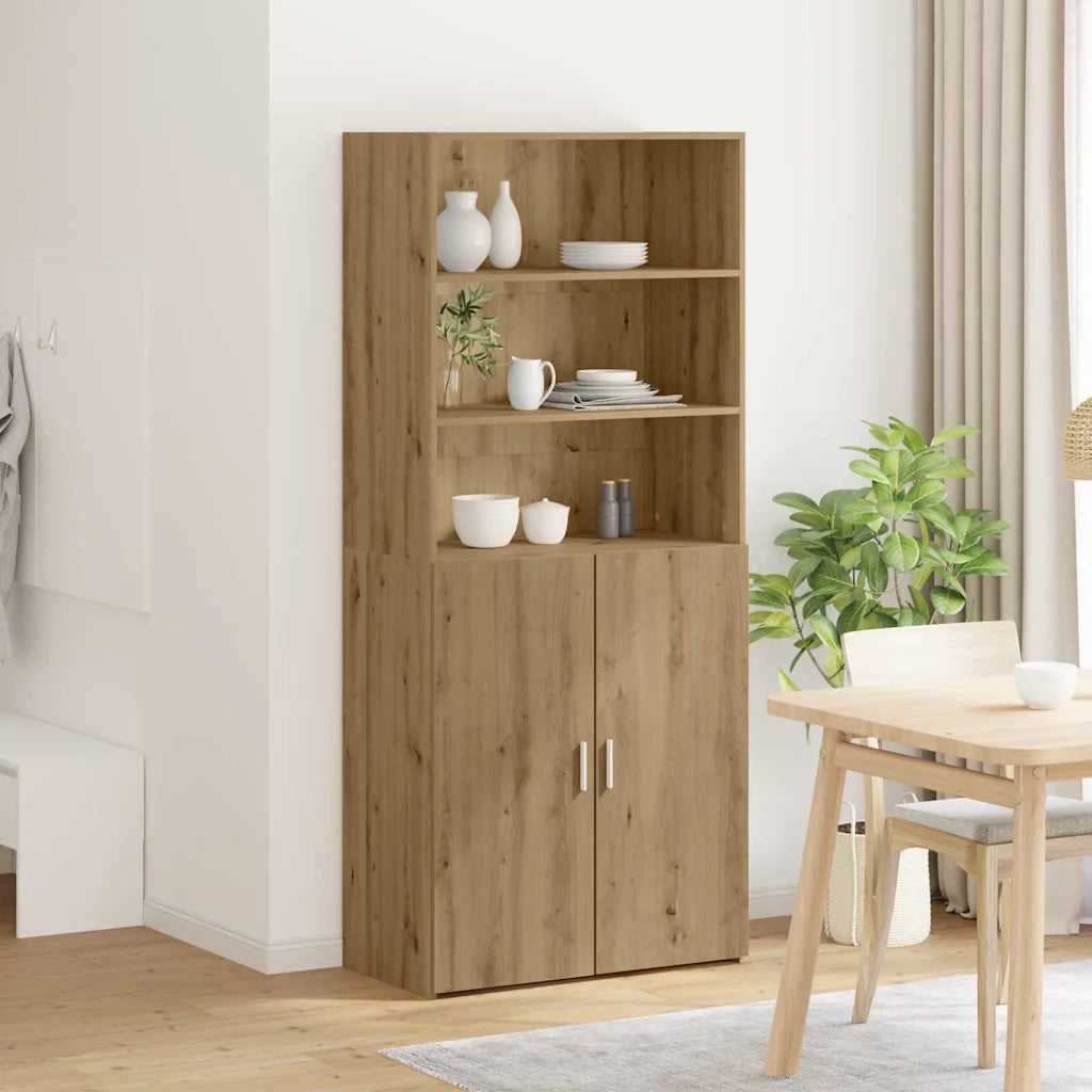Credenza | Madia | Buffet da pranzo | Armadio da pranzo Rovere artigianale 80 x 42,5 x 185 cm