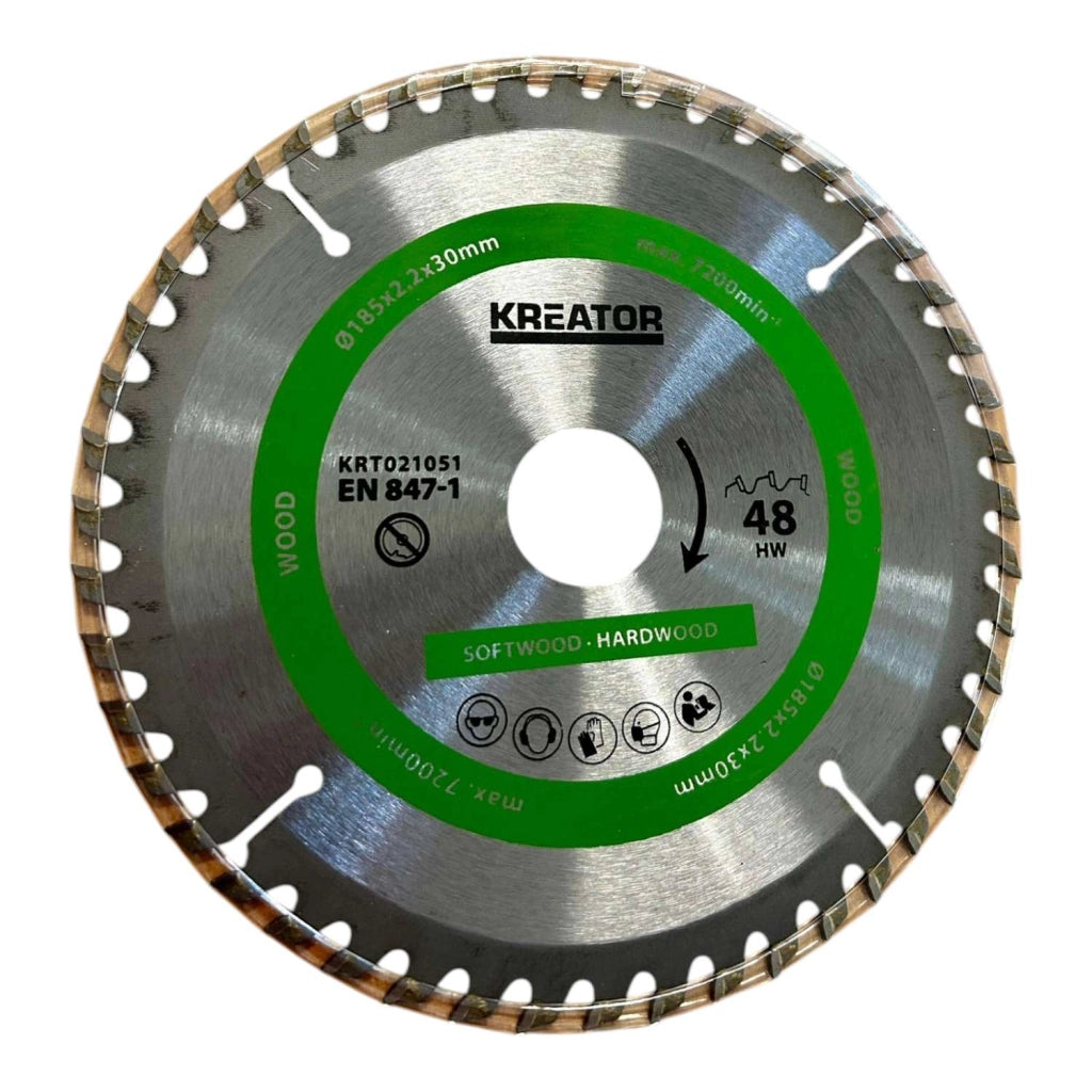 Kreator-Lama di sega circolare per legno  Ø185X30 Mm 48 denti