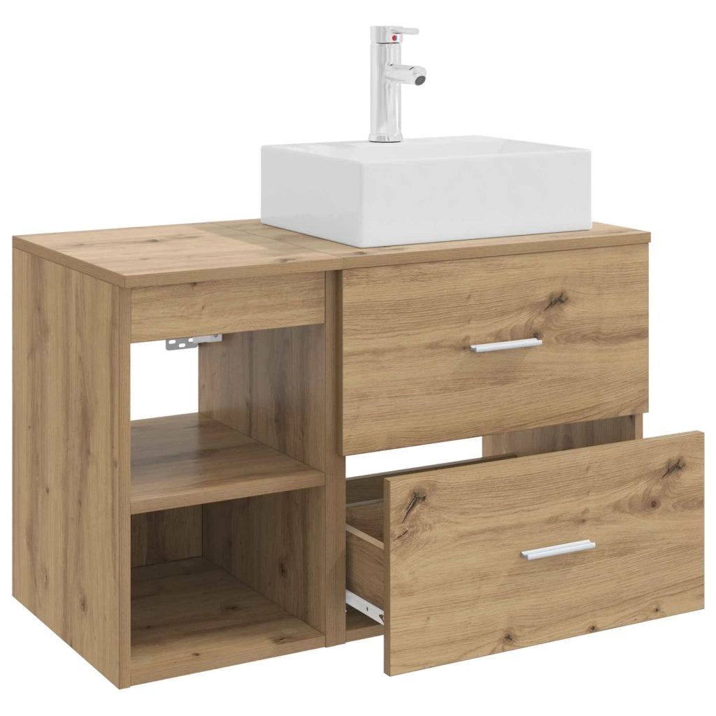Set di mobili per il bagno 2 pcs Rovere Artigianale 3403895