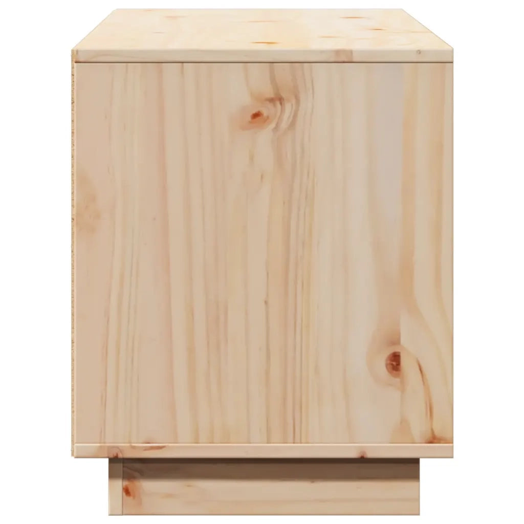 Mobile Porta TV 110,5x35x44 cm in Legno Massello di Pino 814339
