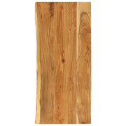 Piano per VanitÃ  Bagno in Massello di Acacia 140x52x2,5 cmcod mxl 73110